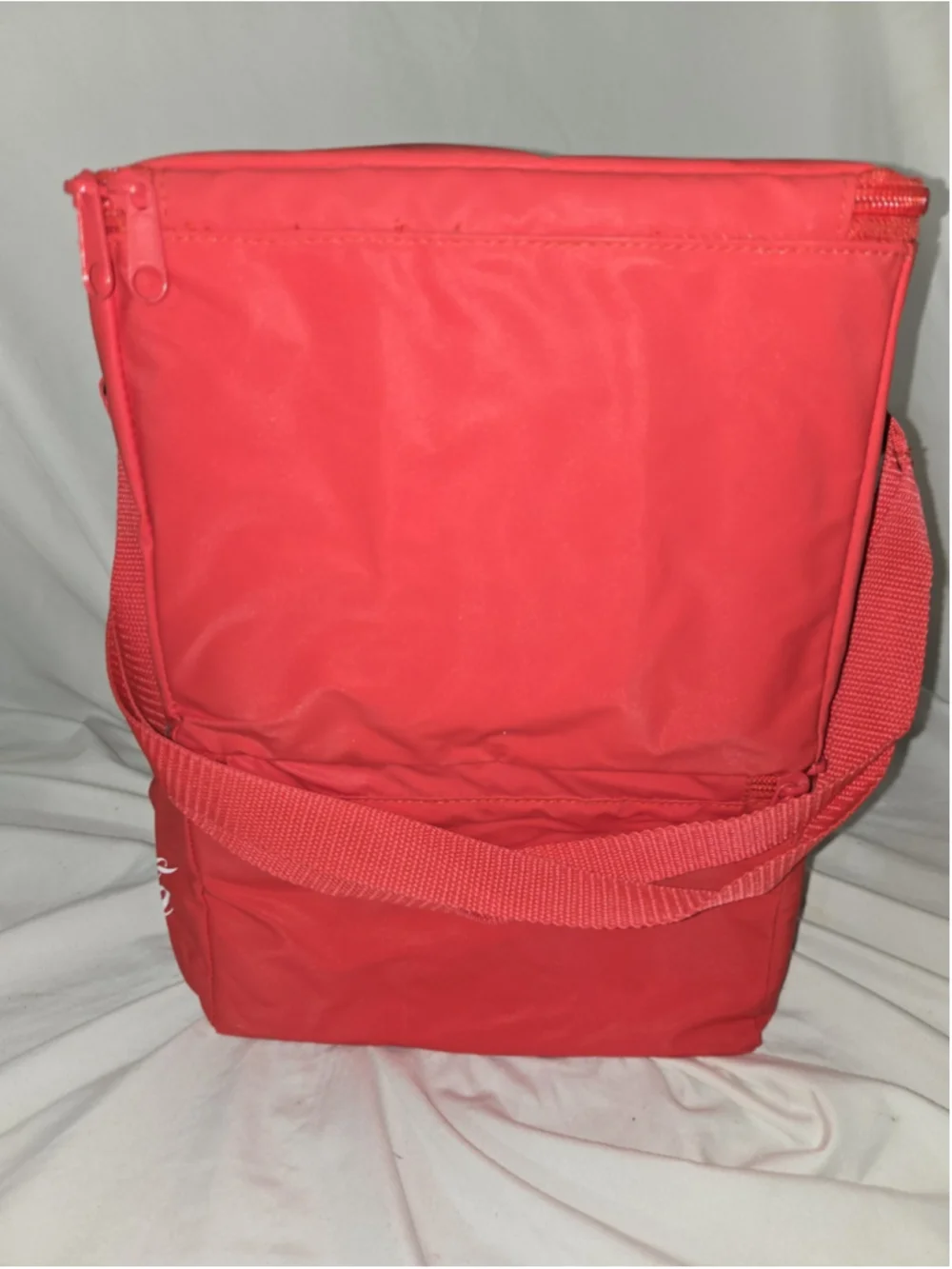 Coca Cola Insulated Tote Cooler Bag Six Pack w/ 6 Coke Anchor Hocking Glasses